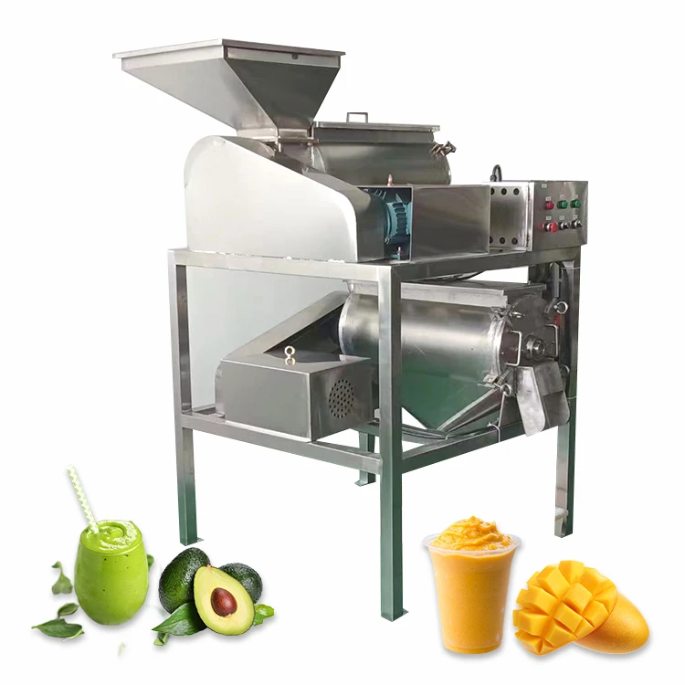 Commercial Mango Pulper Fruit Pulp Juice Making Machine Mango Destoner
