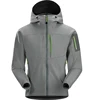 OEM Custom Mens 100% Polyester Soft Shell Multi Pocket Turtle Neck Outdoor Waterproof Winter Hooded Jackets