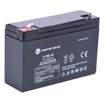 Long Life 6v 10ah 20hr Lead Acid 3fm10 Battery - Buy Lead Acid 3fm10 ...