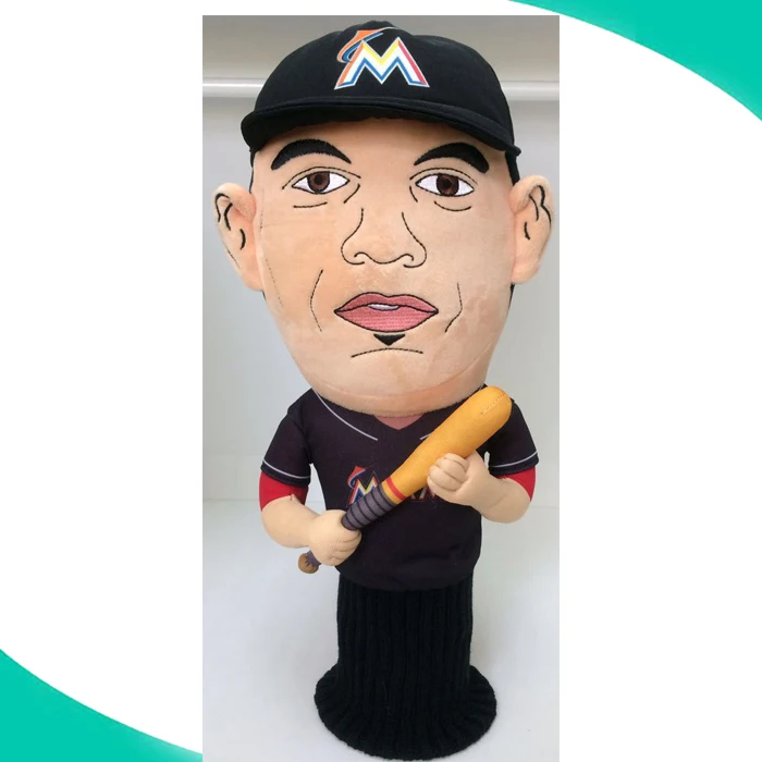 Factory High Quality Custom Soft Plush Golf Head Cover Character Golf