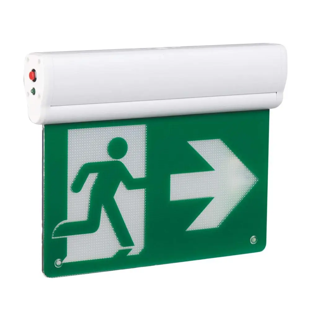 european CE listed running man exit sign led lamp automatic emergency device