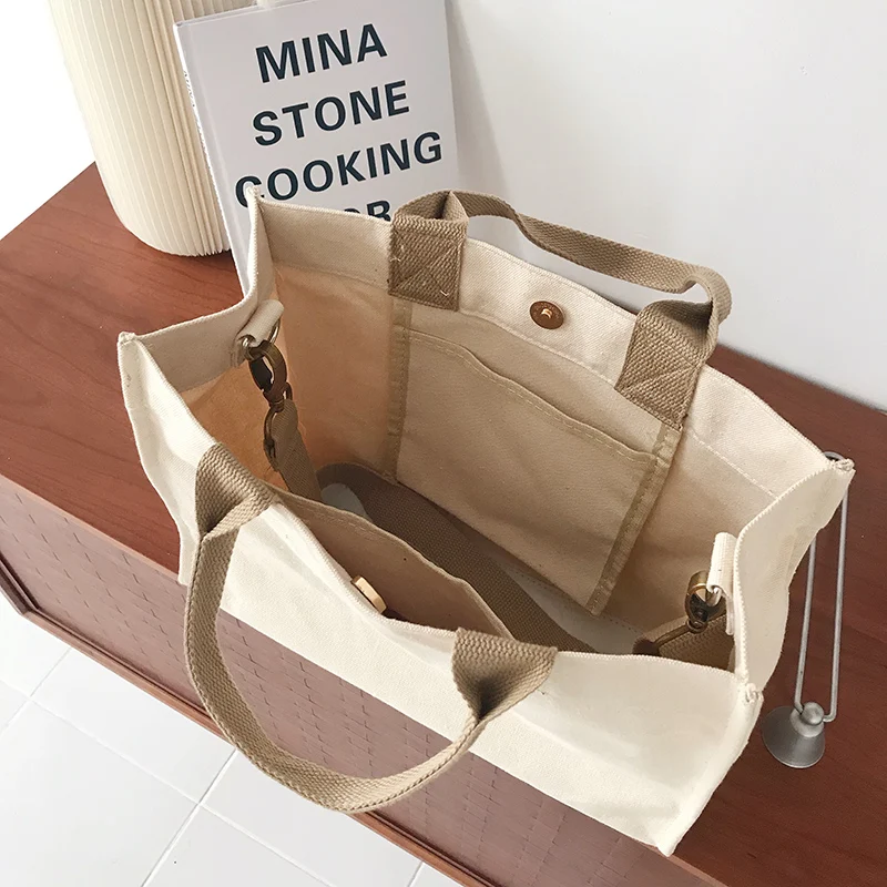 minimalist large capacity tote bag