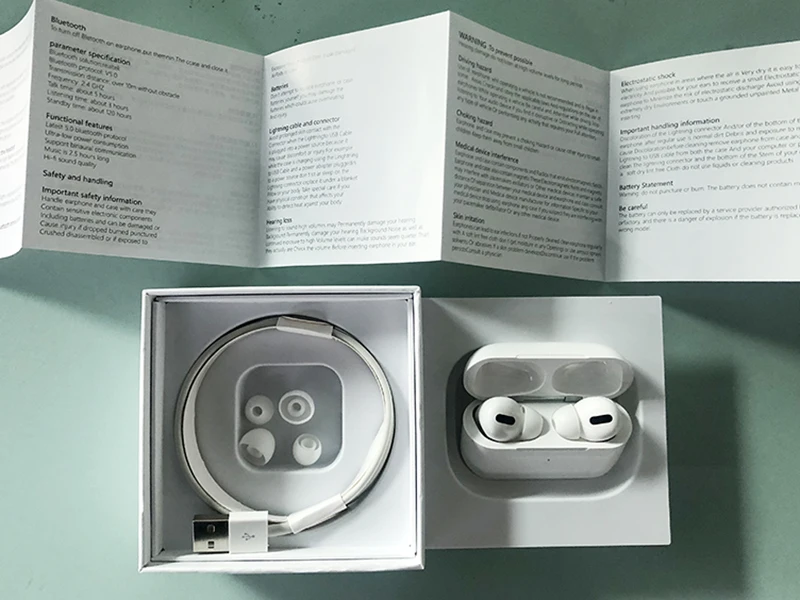 2019 New air pods pro 3 wireless earphone airpoding pro headphone bluetooth TWS 1:1 earbuds for Airpods for apple - ANKUX.COM