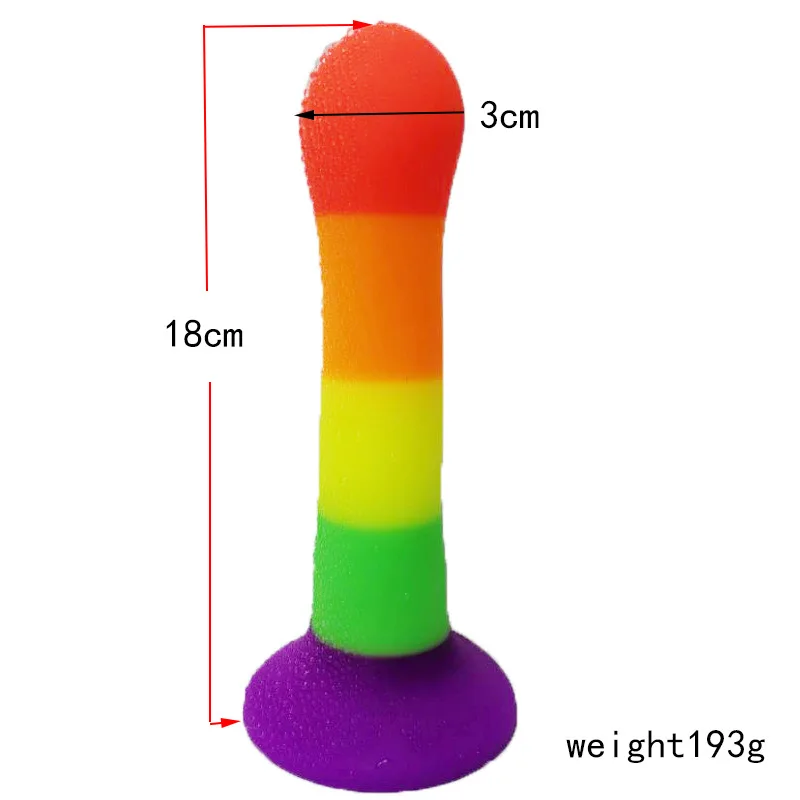 Big Rainbow Dildo Anal Plug Gay Pride Festival Party Liquid Silicone Dildo Adult Sex Toy Waterproof Comfortable Big Les Penis Buy Silicone Les Lala Pseudo Penis Jj Sex Supplies Product On Alibaba Com