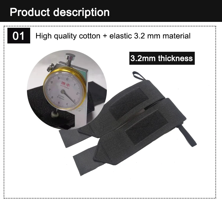 Amazon hot selling Fitness gym workout heavy duty wrist support wraps straps