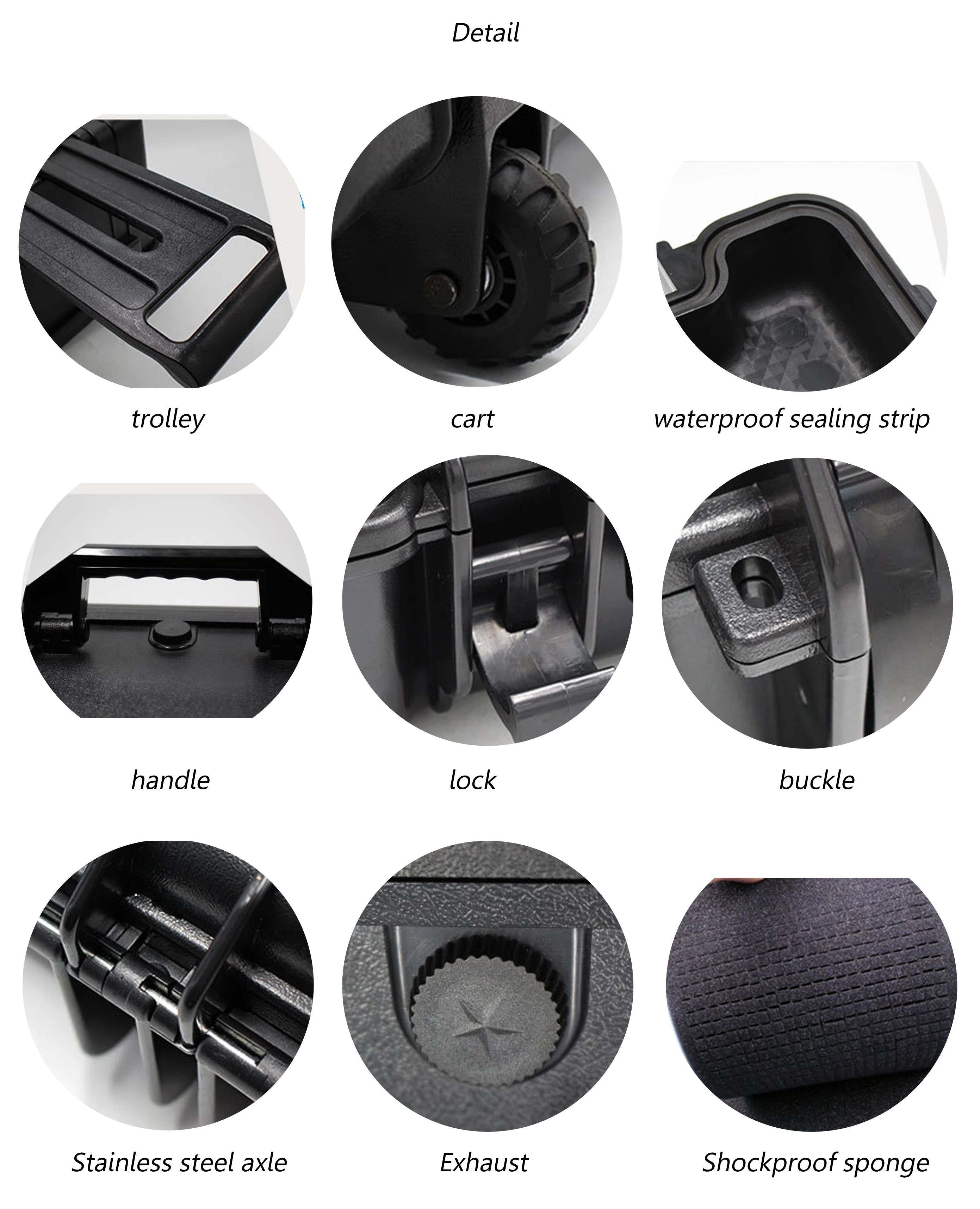 Shbc Factory Hard Tool Trooly Hard Case,Abs Tool Case Hard For Battery