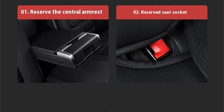 Leather Car Seat Cover Four Seasons Universal Wash-Free Cushion Easy-to-Care Seat Accessory details