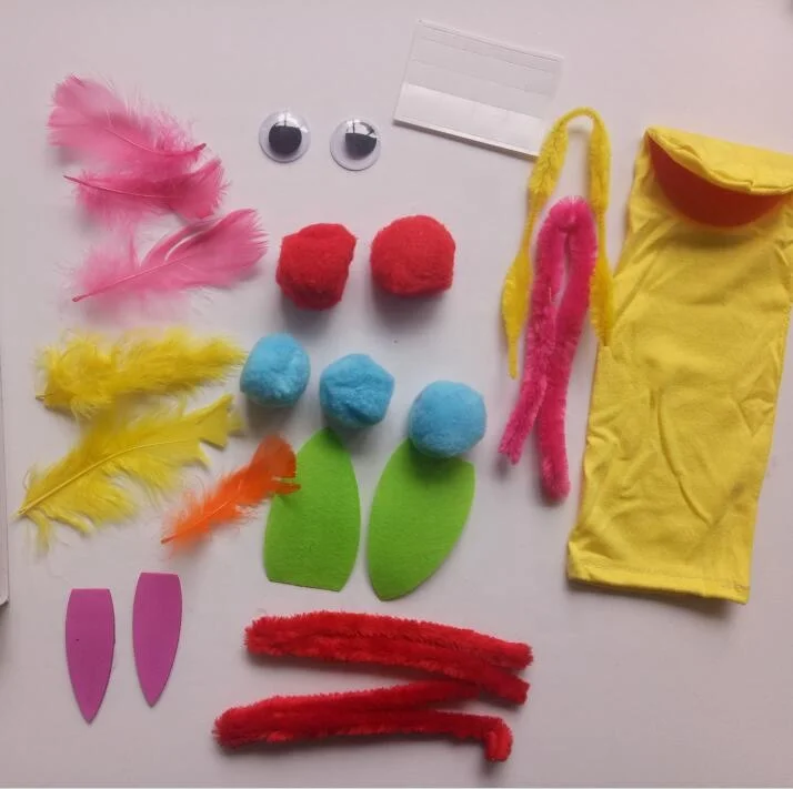 Hand Felt Puppets Imaginary Diy Animal Puppet Kermit The Frog Buy