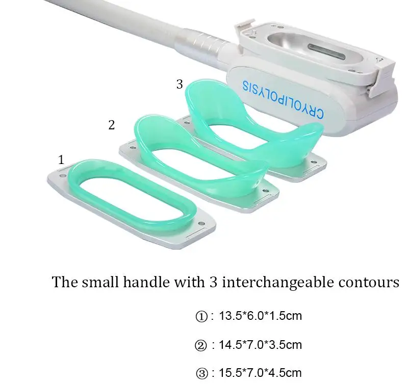 New cryolipolysis 360 degree cryo fat freezing machine portable cryolipolysis slimming machine with cavitation rf handles