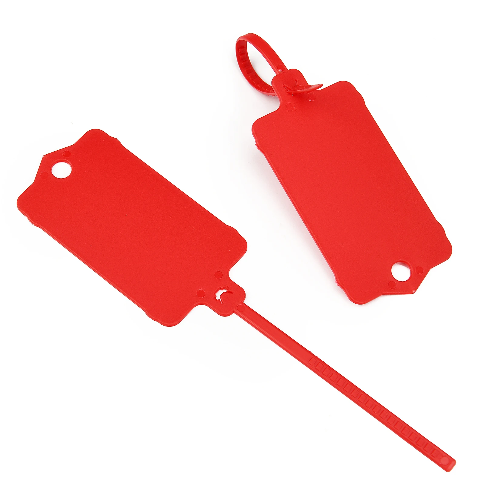 Blank Plastic Tags For Labeling Reusable Hanging Tags Ties ...