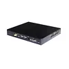 Black Industrial Aluminum Personal Computer Switch With Power Indicator