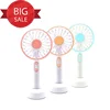 Advertisement Electrical Mini Rechargeable Handhold Portable Fan with led light