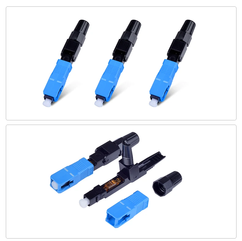 best price for fiber cable quick connector ftth sc upc /sc apc fast connector
