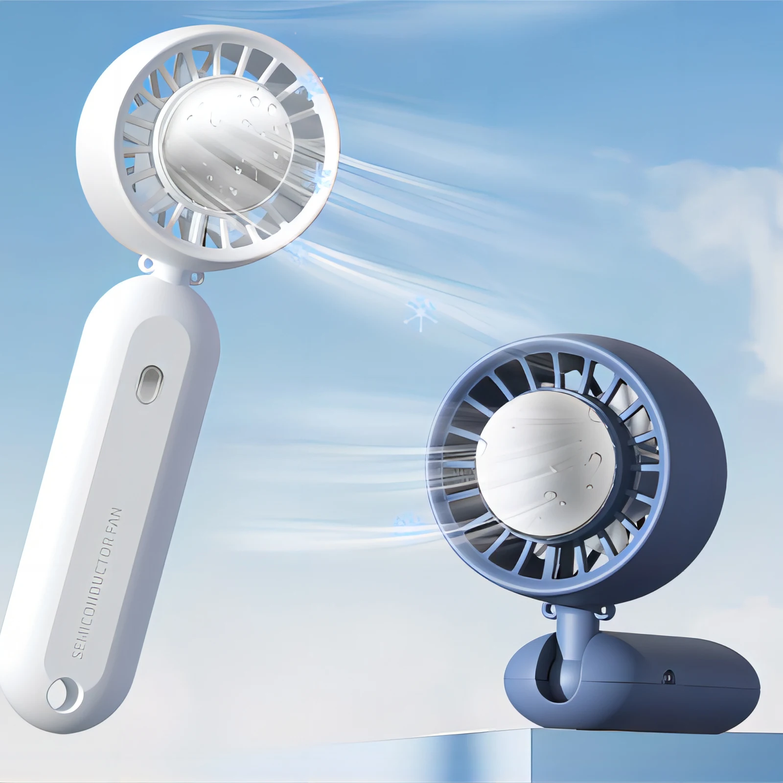 Rotatable Powerful Desk Fan, Portable, 5V, Battery - detail 6