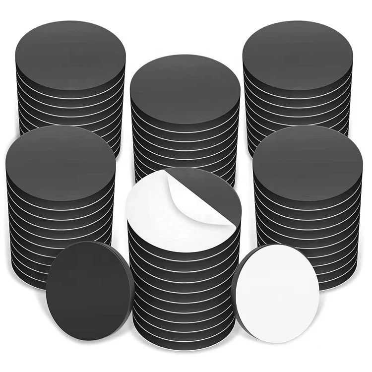 Peel And Stick Round Flexible Rubber Dots With Self Adhesive