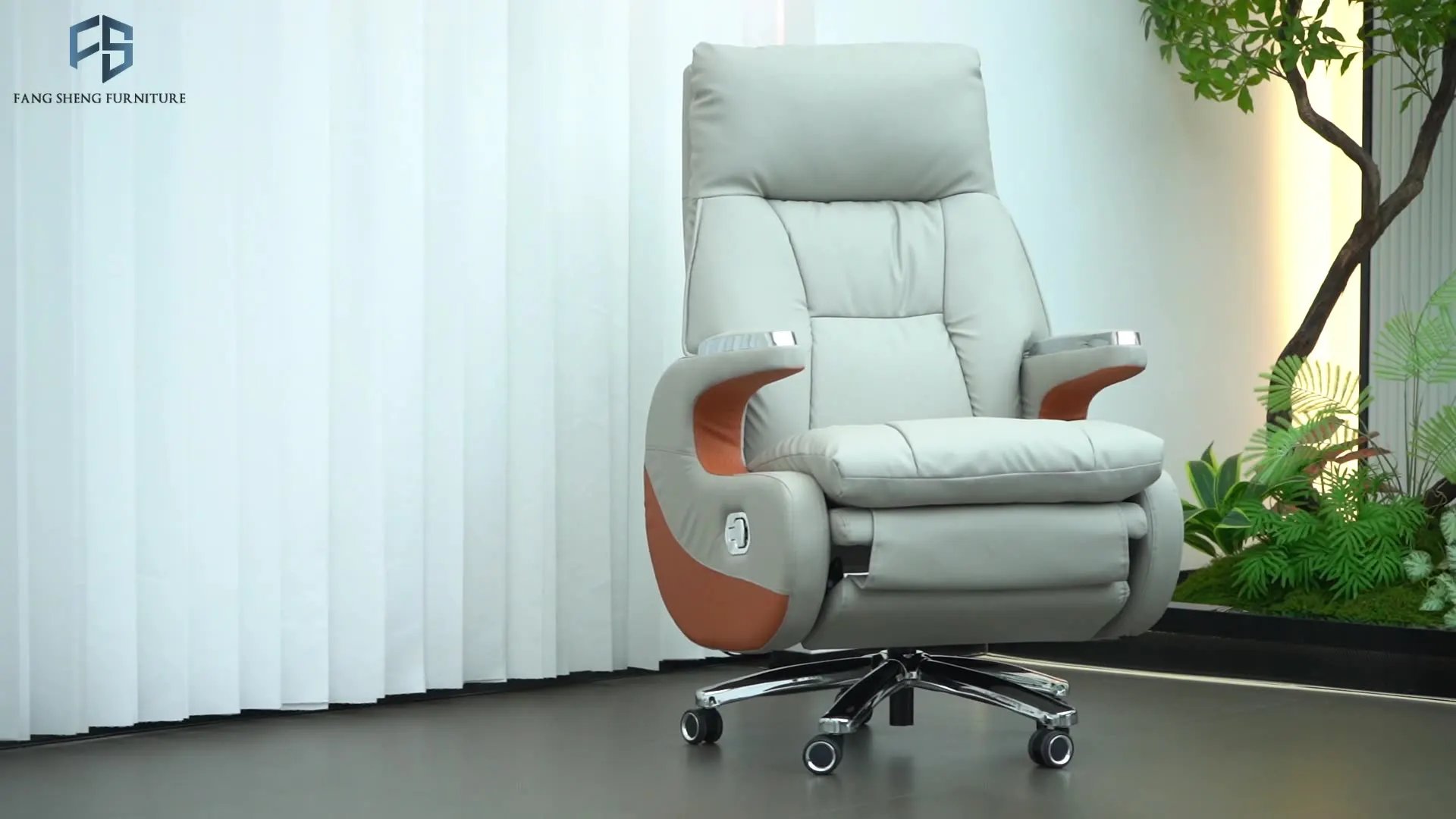 Extra Large Luxury Big Boss Executive PU Leather Office Chair