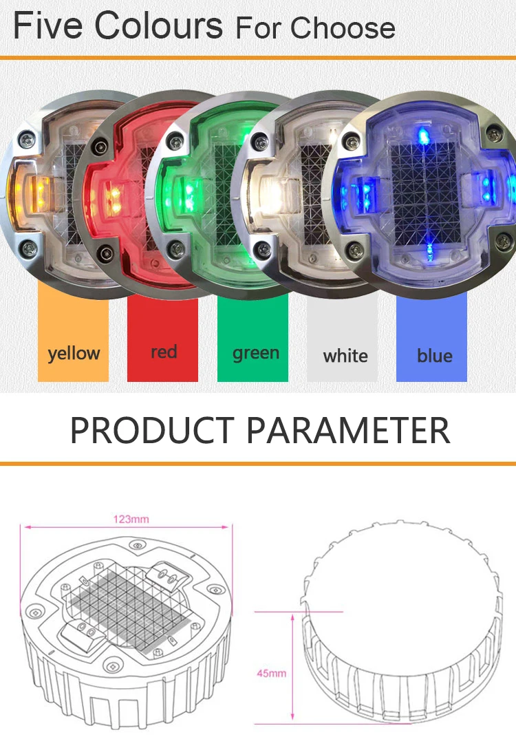 Lights cat eyes reflective led solar road stud lights manufacture