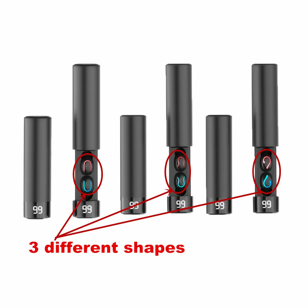 HBQ Q67 TWS Wireless Earbuds 3D Stereo Mini Bluetooth Earphone 5.0 With Mic Sports Waterproof Earphones Auto Pairing Headset - ANKUX.COM