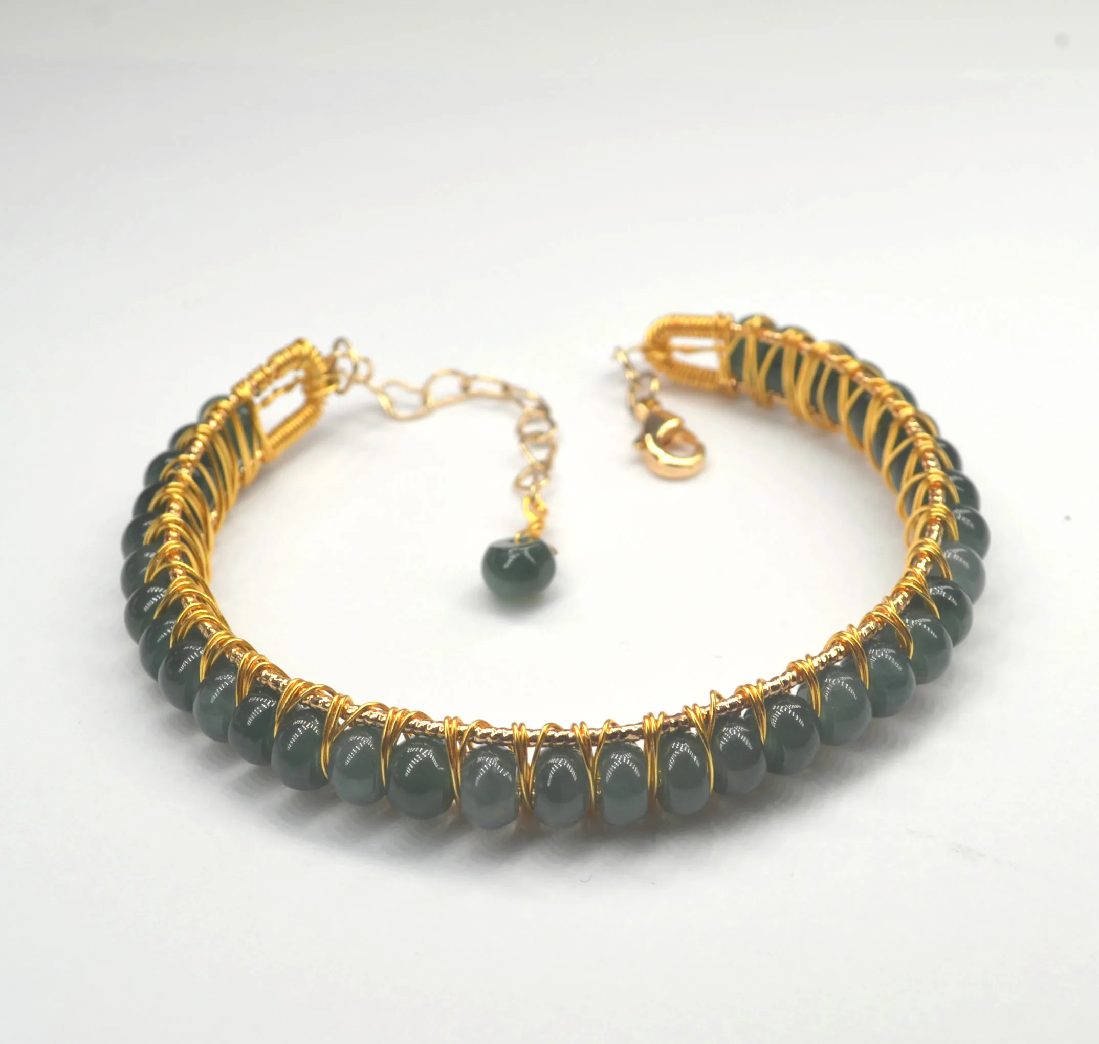 Upscale Luxury Chinese Style Bracelet Natural Stone Charm Bracelet