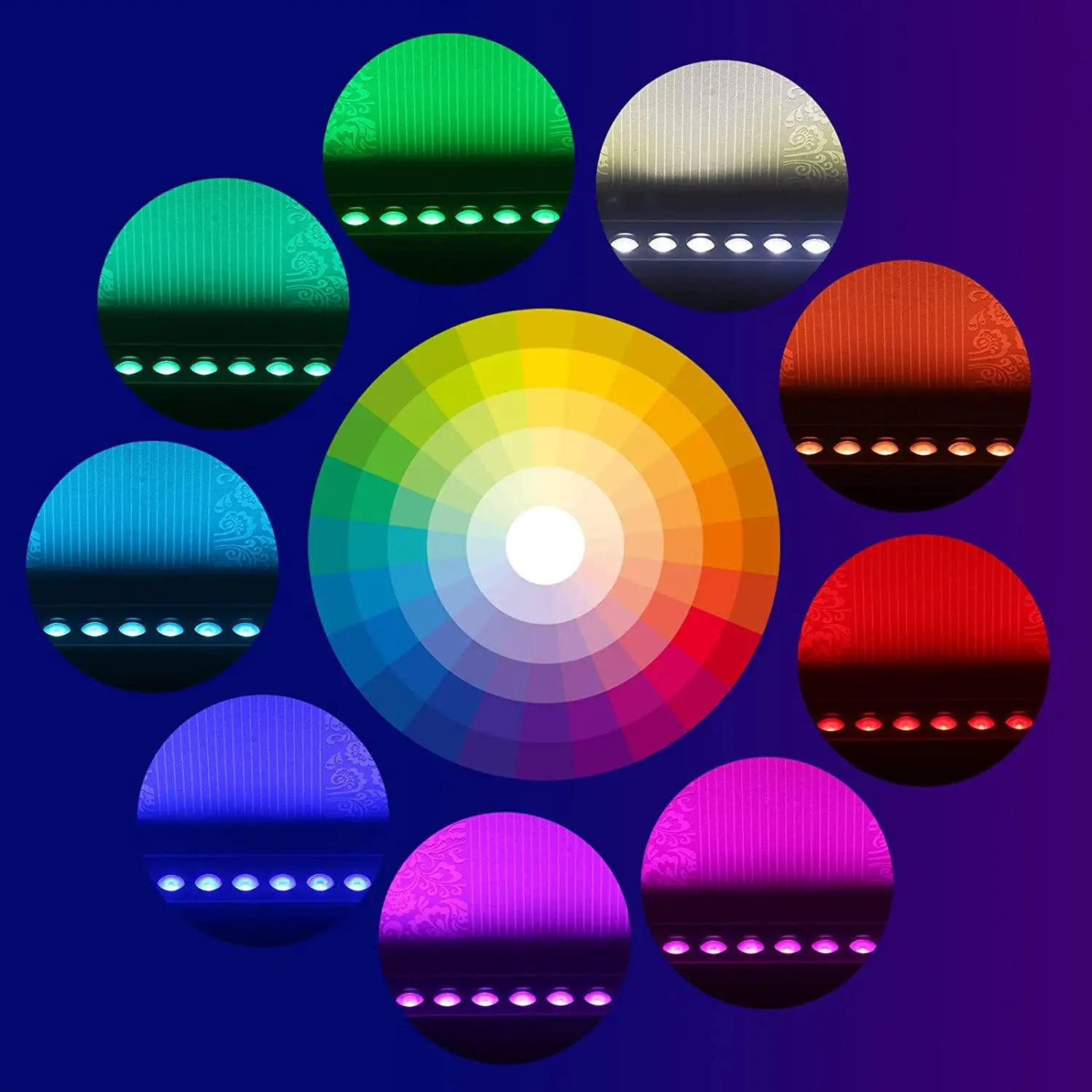 product outdoor ip65 waterproof smart remote control full color 36w wall washer building lighting-4