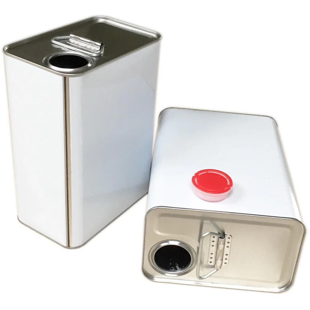 4l Metal Tin Embossing Can With Screw Lid For Olive Oil 5l Buy Metal