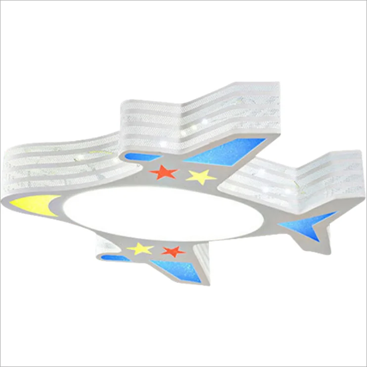 Airplane Model LED Ceiling Lights Hot Selling Creative Kids Room Ceiling Lamp Children Bedroom Aircraft Ceiling Light