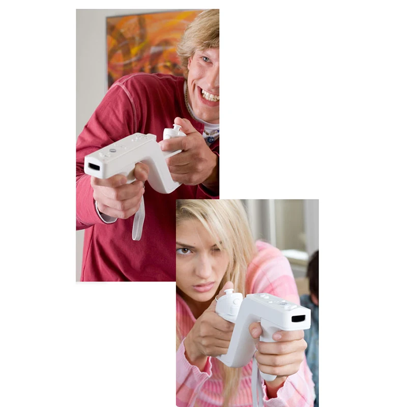 Shooting Gun For Nintendo Wii Nunchuk Motion Plus Remote Controller