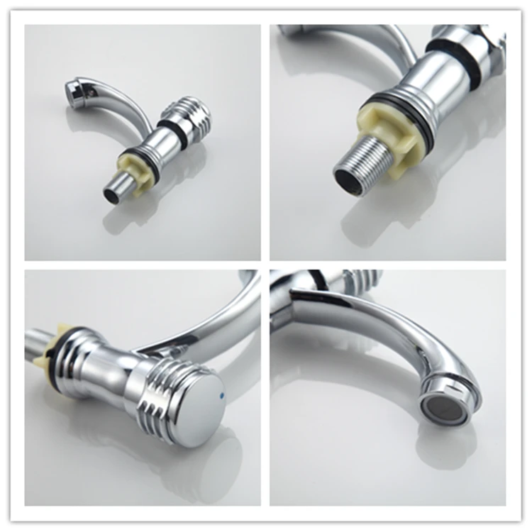 Curved mouth fashion single hole zinc water tap