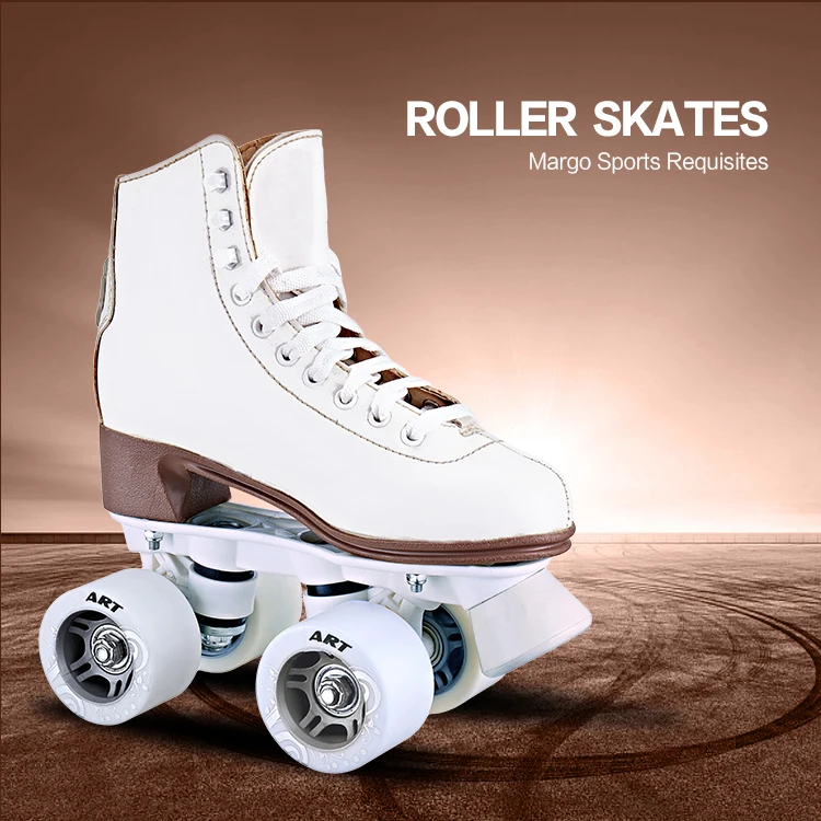Professional High Speed 4 Wheels Boot Adjustable Kids Quad Roller Skating Shoes
