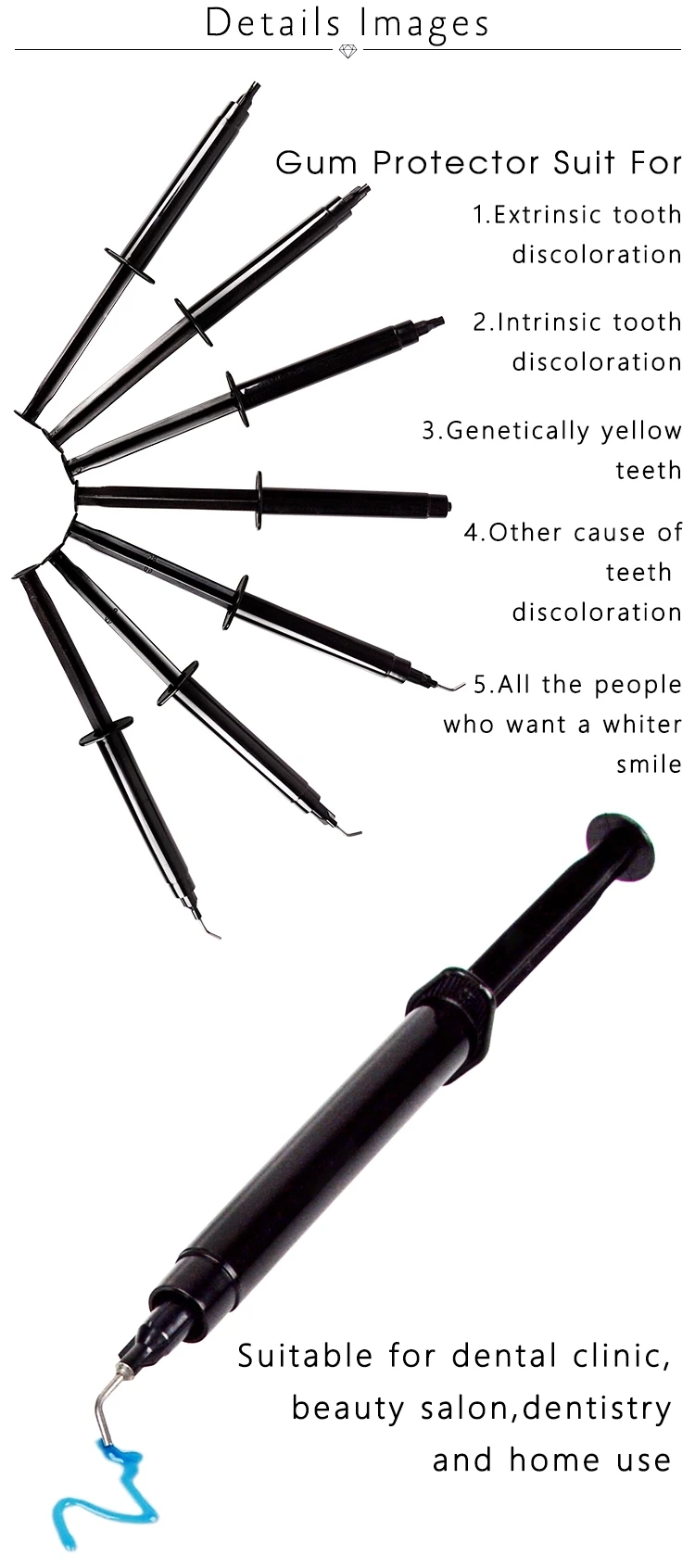 Professional Barriere Gingivale,Blue Gel Teeth Whitening Gum Protector