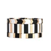 TTT Jewelry Brand Fall Winter Autumn Collection Luxury Women Stack Enameled Stretchy Bead Tile Bracelet Enamel Cuff