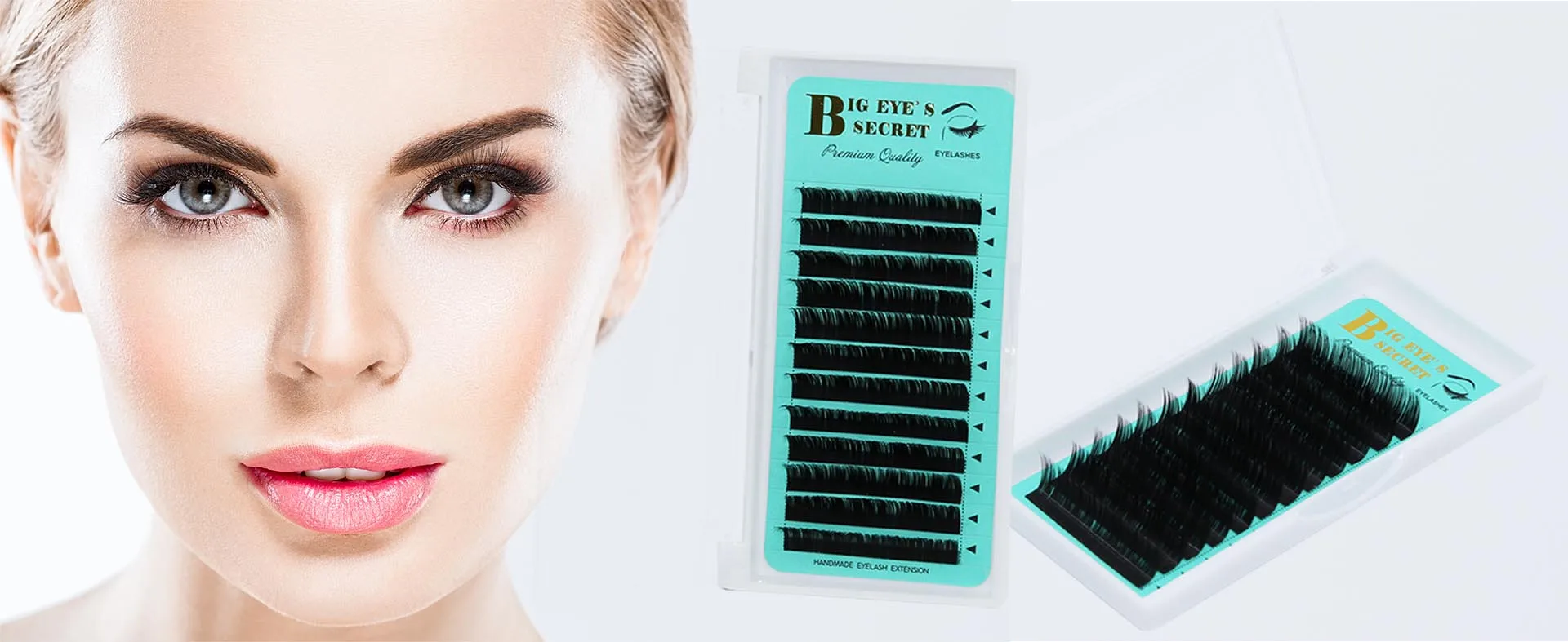 Handmade Individual Classic Volume Silk Mink Bulk Private Label Eyelash Extension