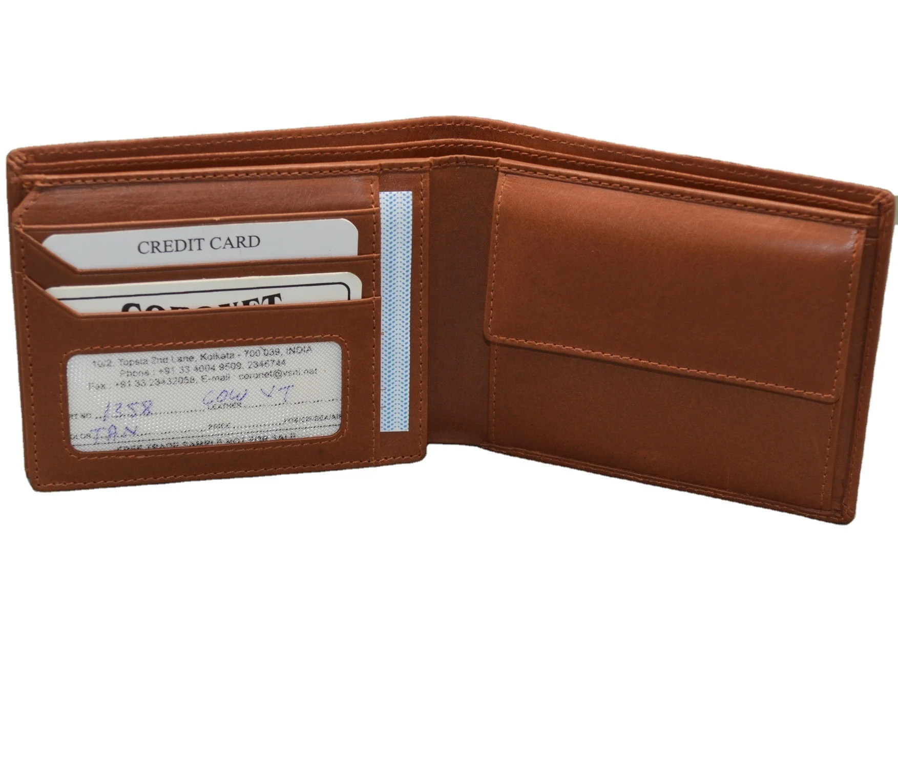 Premium Genuine Leather Wallets For Men Handmade Bifold Wallet Id Card