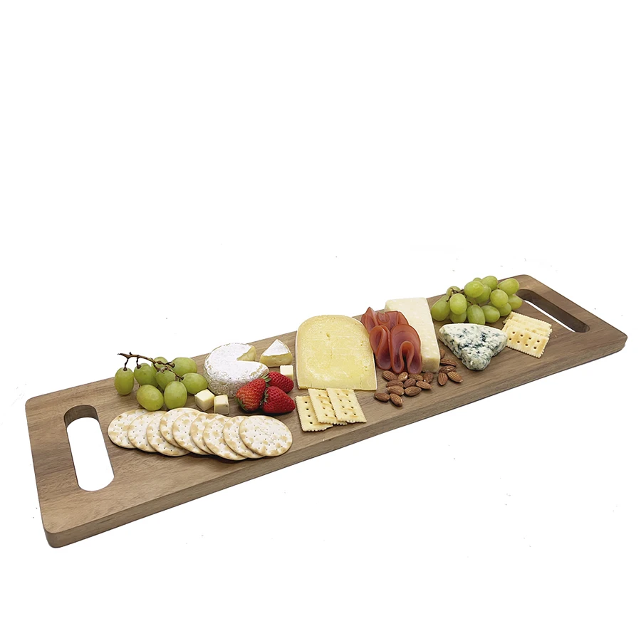 Bamboo Charcuterie Boards Wooden Appetizer & Cheese Platter,Bamboo