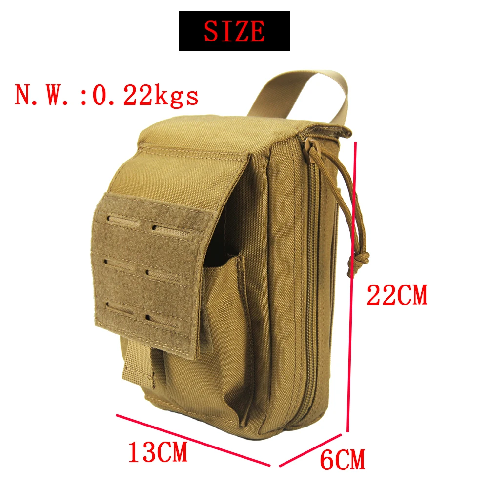 Tactische heuptas 600D waterdichte militaire rugzak MOLLE heuptas