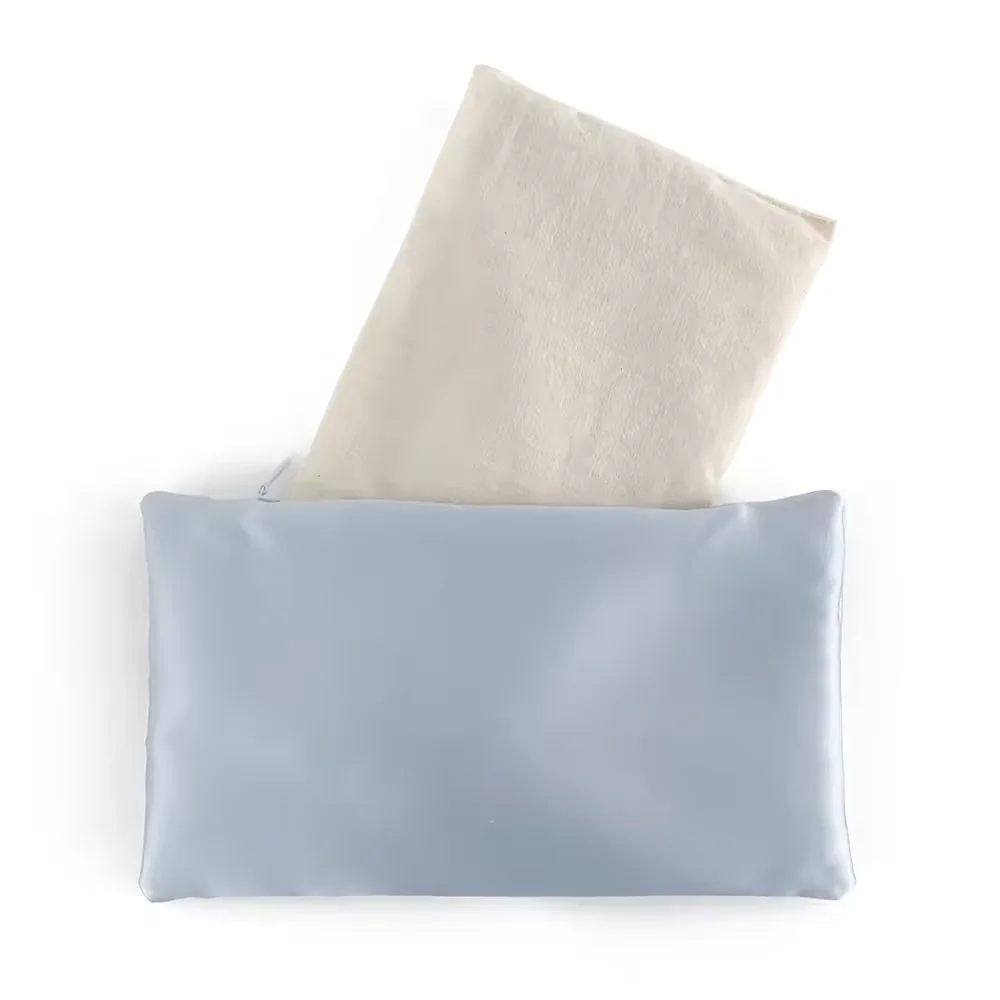 100 Grade 6a Mulberry Silk Eye Pillow Unbleached Cotton Inner Padding