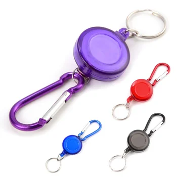 Personalized 32mm Plastic Round Ski Pass Holder With Carabiner - Buy ...