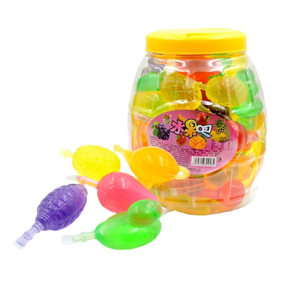 China Colorful Cute Fruit Shape Yummy Juice Fruity Jelly - Buy High ...