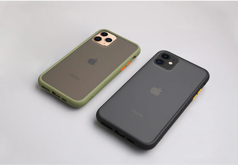 For iPhone 11 Case Shockproof Protective Skin-Friendly Phone Case for iPhone 11 Pro Max 2019