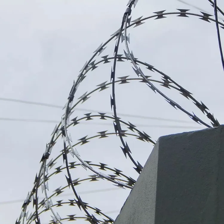 33 Vueltas 450mm Diametro Rollo Concertina Tipo Militar Valla