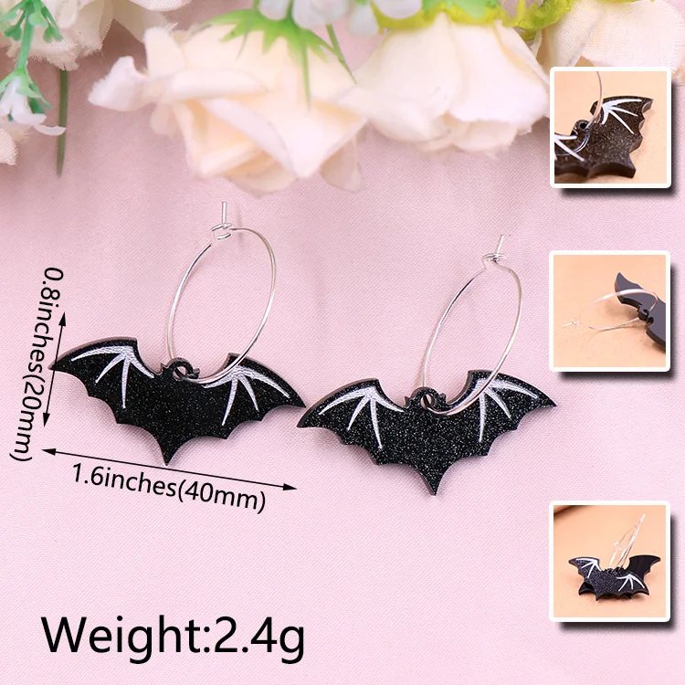 ERS682ER1492 Factory price 2023 New Ghost Halloween Statement Cute Waterproof Hand Paint Durable Acrylic Earrings supplier