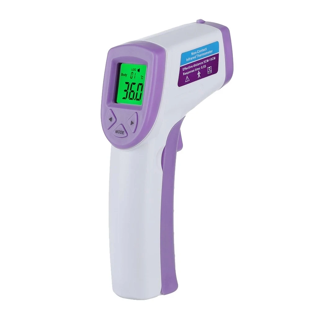 LCD Digital Infrared Thermometer Body Temperature for Children Forehead Non-contact Forehead Body Thermometer with Backlight - KingCare | KingCare.net