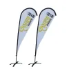 Flying Beach Telescopic Teardrop Backpack Flag Sail Bannerfor Advertising