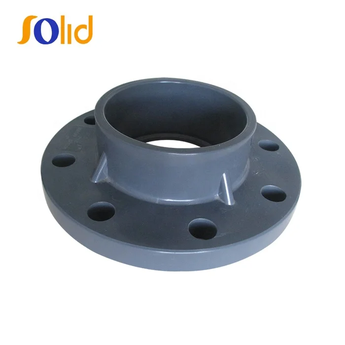 High Quality PN10/PN16 Plastic/PVC TS Flange Integral PVC Van Stone Flange