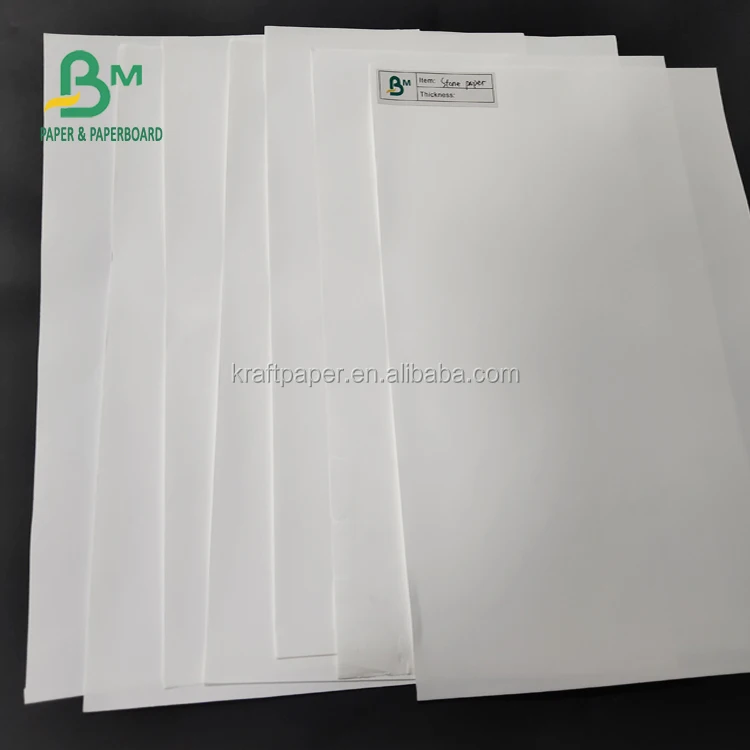 Tear - Resistance Waterproof Paper Notebook 120um To 200um Stone Paper In  Rolls