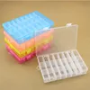 New design 24 Compartment plastic Storage Box Jewelry Display Organizer Electronic element container