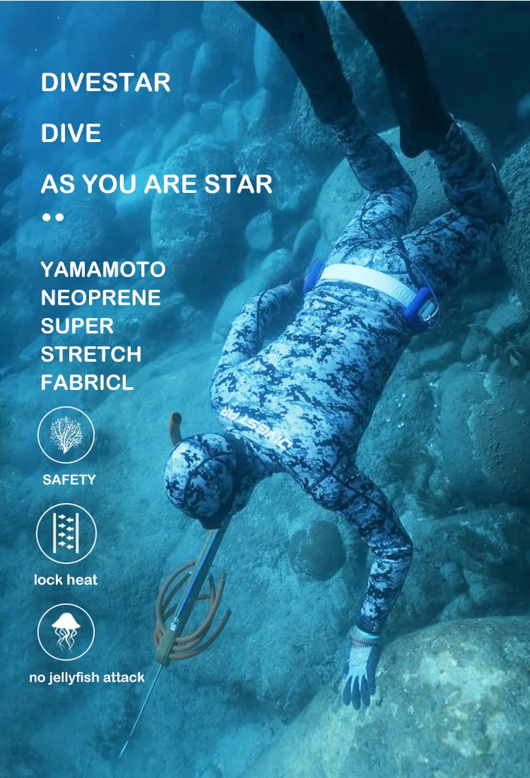 Divestar New Wholesale Opencell Spearfishing Wet Suit,0.5mm1