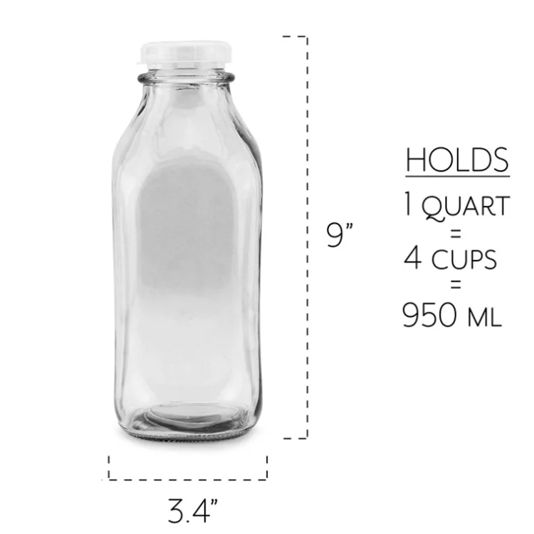 1000ml The Dairy Shoppe Heavy Glass Milk Bottles For Raw Milk Buy 33