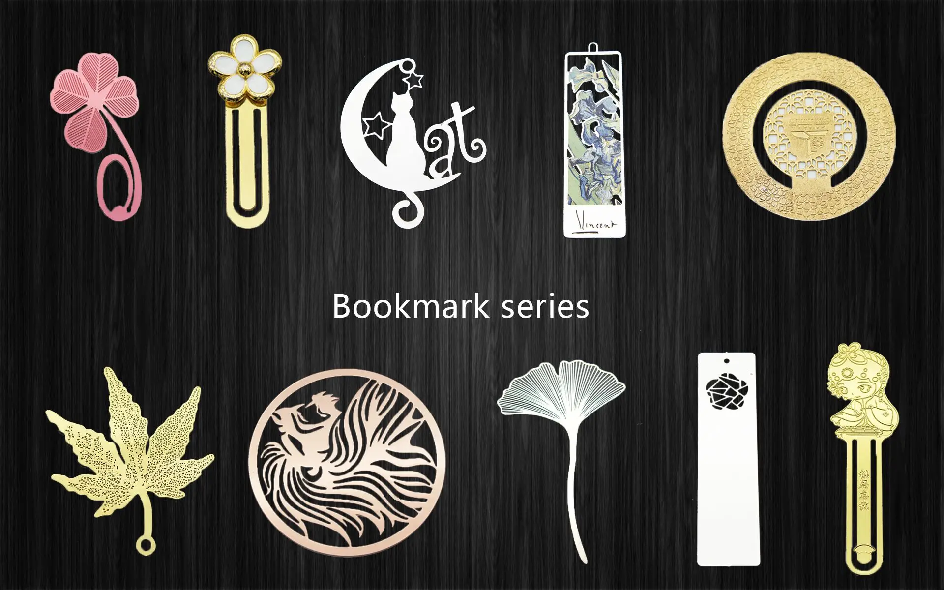 个性化美丽的 3d 设计金属枫叶形书签 - buy 酷书签设计定制金属书签