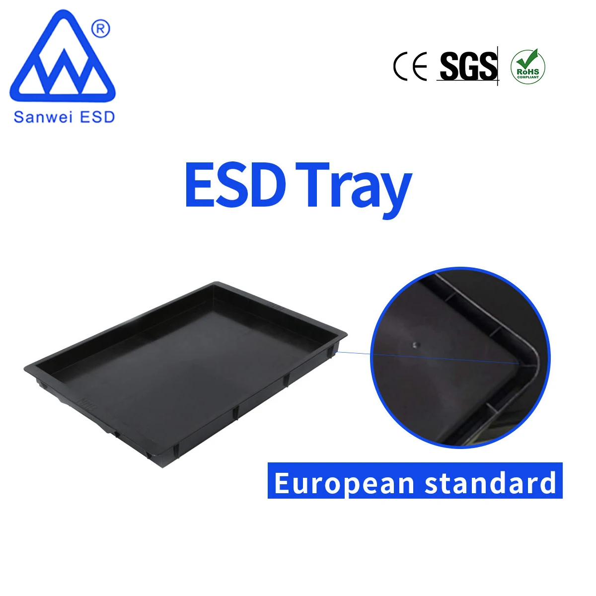 esd grid tray